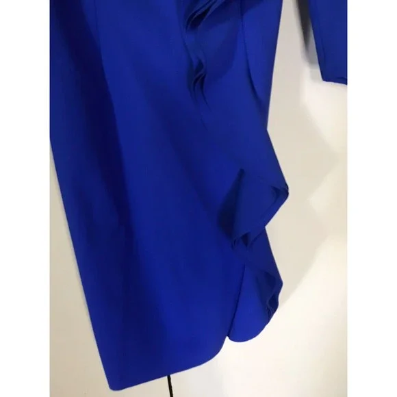 New Teri Jon by Rickie Freeman Cobalt Blue Formal Party Event Dress Sz6. $600